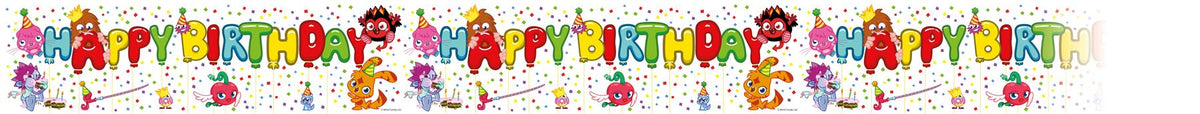 MOSHI MONSTERS-HBD FOIL BANNER