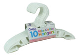 10PCS ASSORTED BABY CLOTHES HANGERS