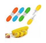8PC ASSORTED CORN FORKS HOLDERS