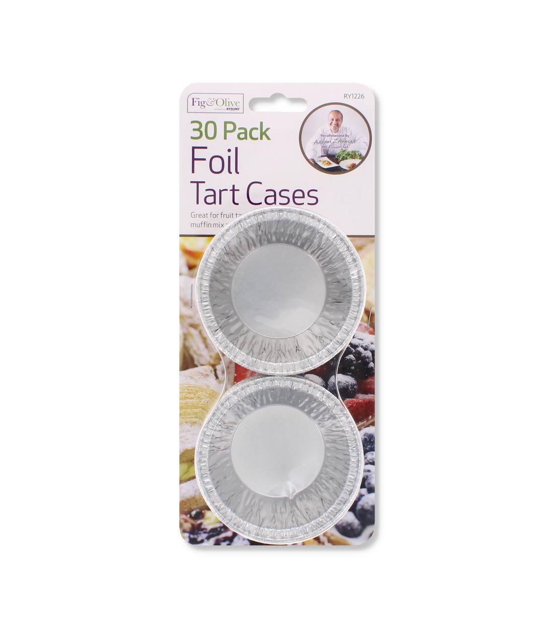 30PK FOIL TART CASES