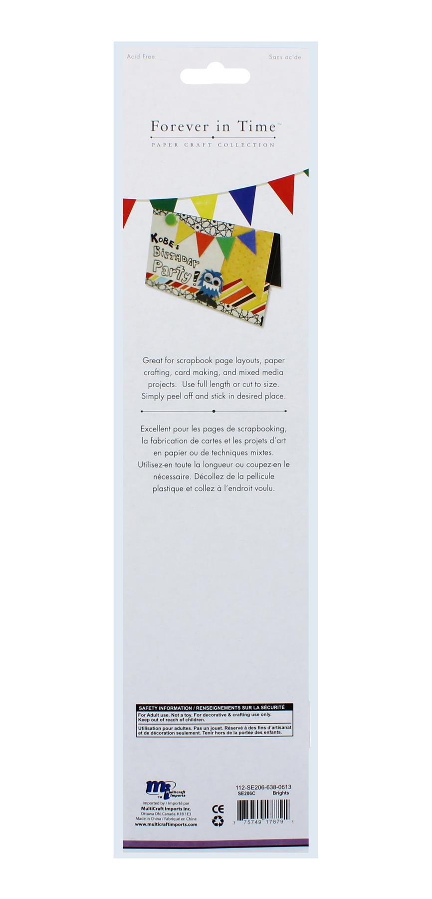 2PK MINI PENNANT FLAGS BRIGHTS