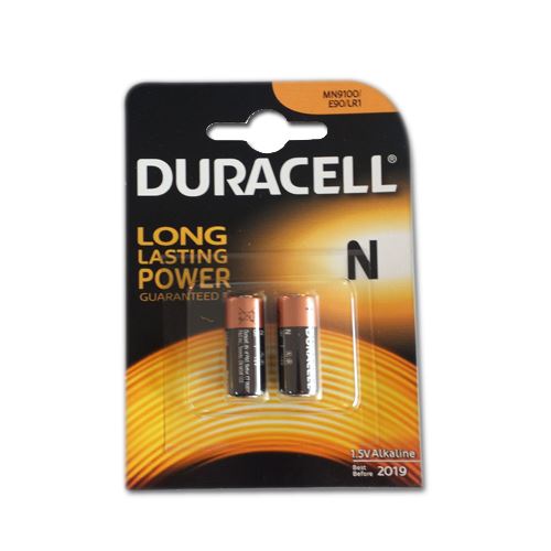 DURACELL 1.5V ALKALINE BATTERIES 2 PACK