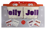 HANDCRAFTED CARD GLITTERED - JOLLY