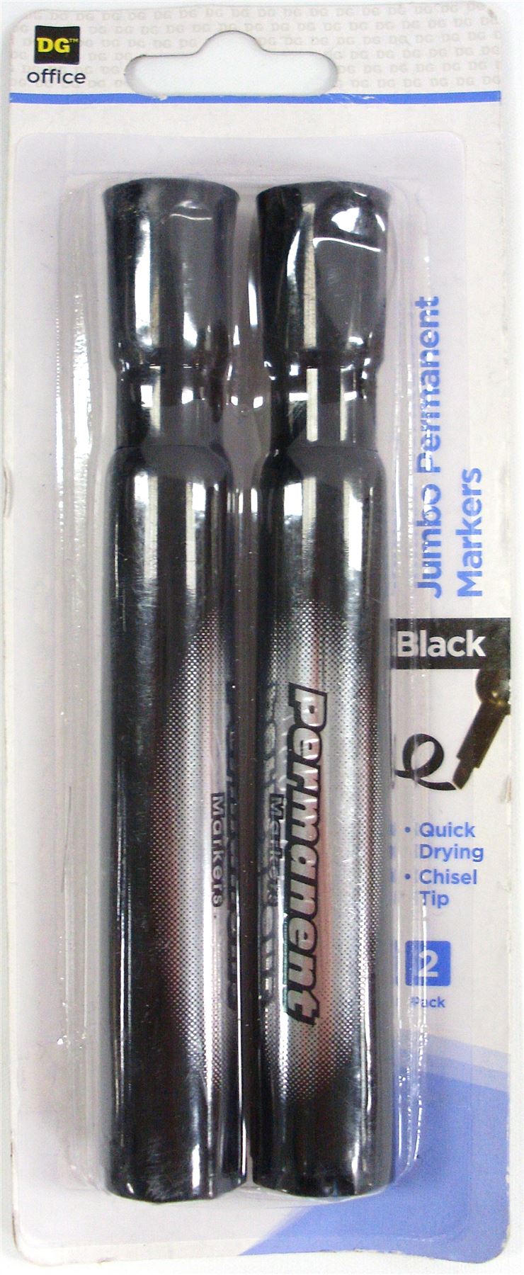 2PC JUMBO PERMANENT MARKERS