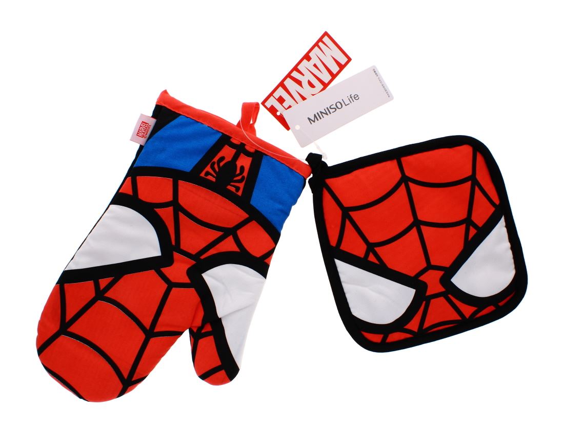 JUNIOR SPIDER-MAN OVEN GLOVES & POTHOLDER