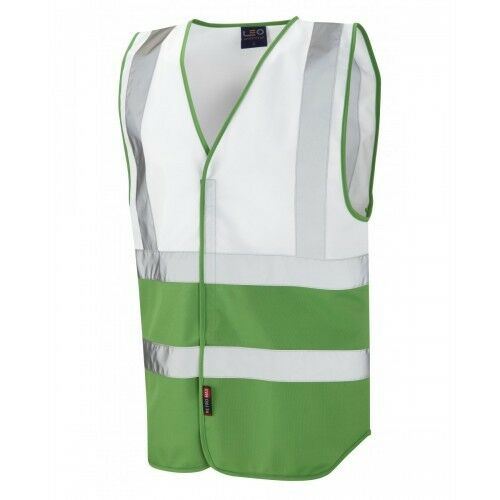 PILTON WAISTCOAT WHITE/ EMERALD GREEN M