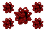 RED MATT SHINE GIFT BOW 6.3CM