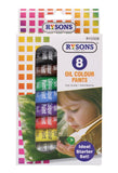 8 PCS OIL COLOUR PAINTS