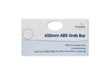 450MM ABS GRAB BAR GREY (FIXING NOT INCLUDED)