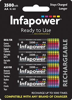 Infapower AA 2700mAh (4) Ni-Mh