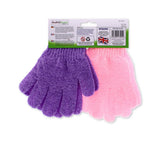 2 PAIR EXFOLIATING GLOVES