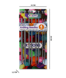 4 PAIR KNITTING NEEDLES
