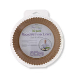 30 PK ROUND AIR FRYER LINERS 16 x 4.5 cm