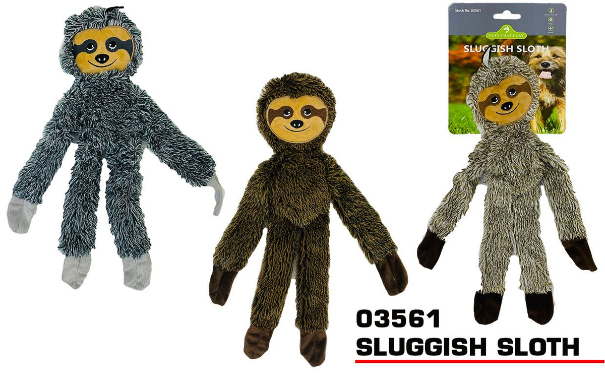 PET BUDDIES DOG SLUGGISH SLOTH TOY