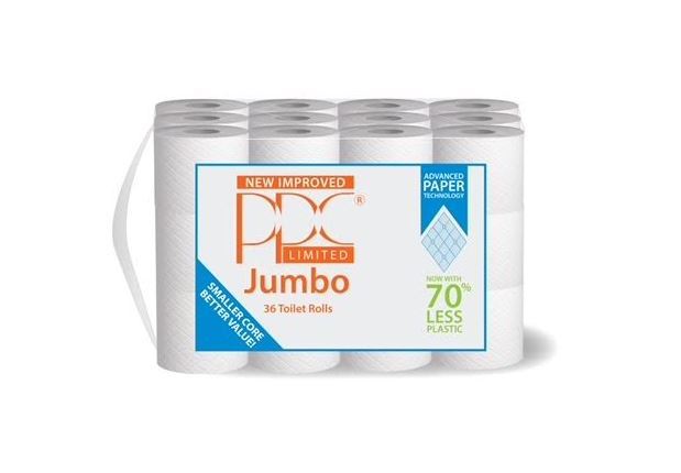 PPC JUMBO TOILET ROLLS 36 PACK