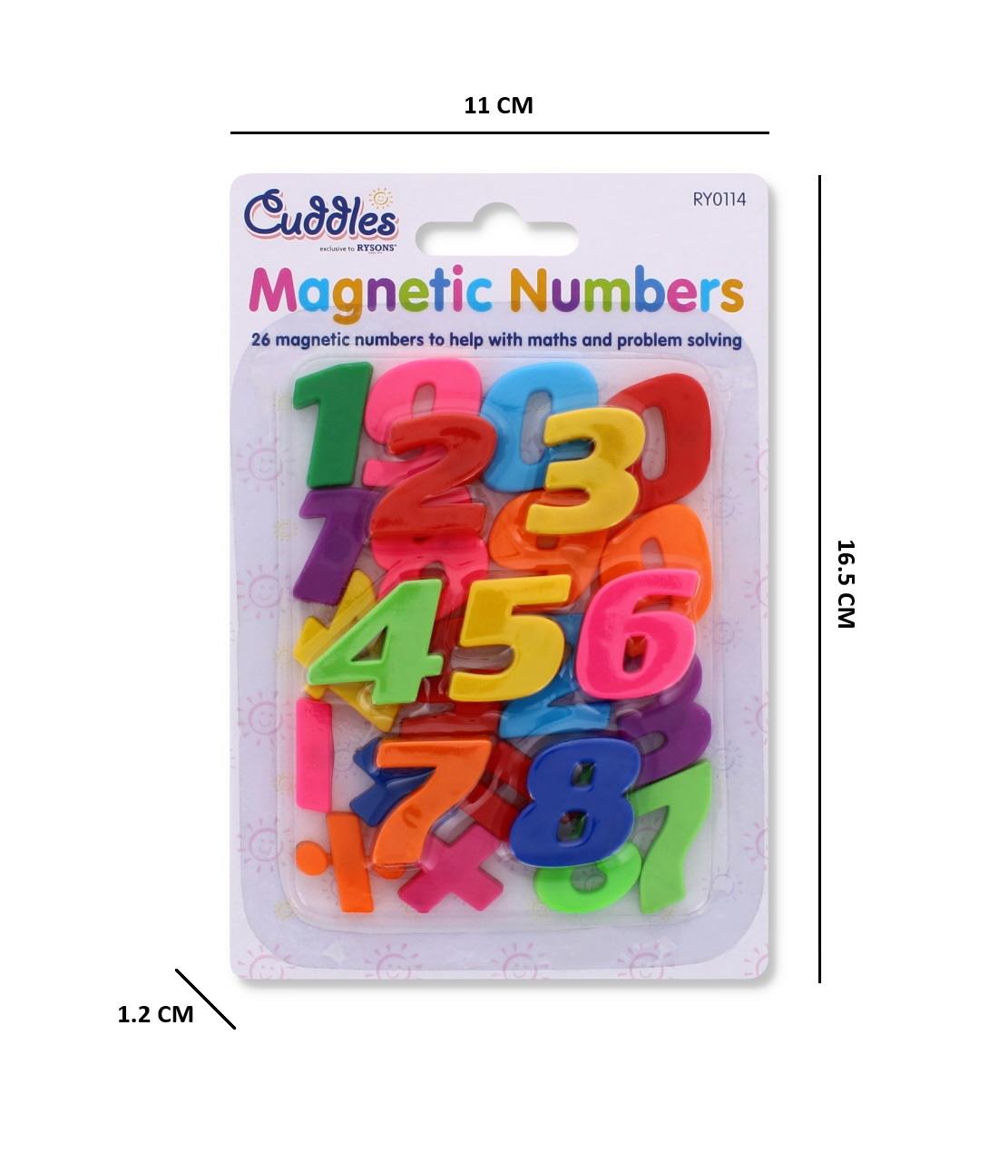 26PC NUMBERS/LETTER MAGNETIC