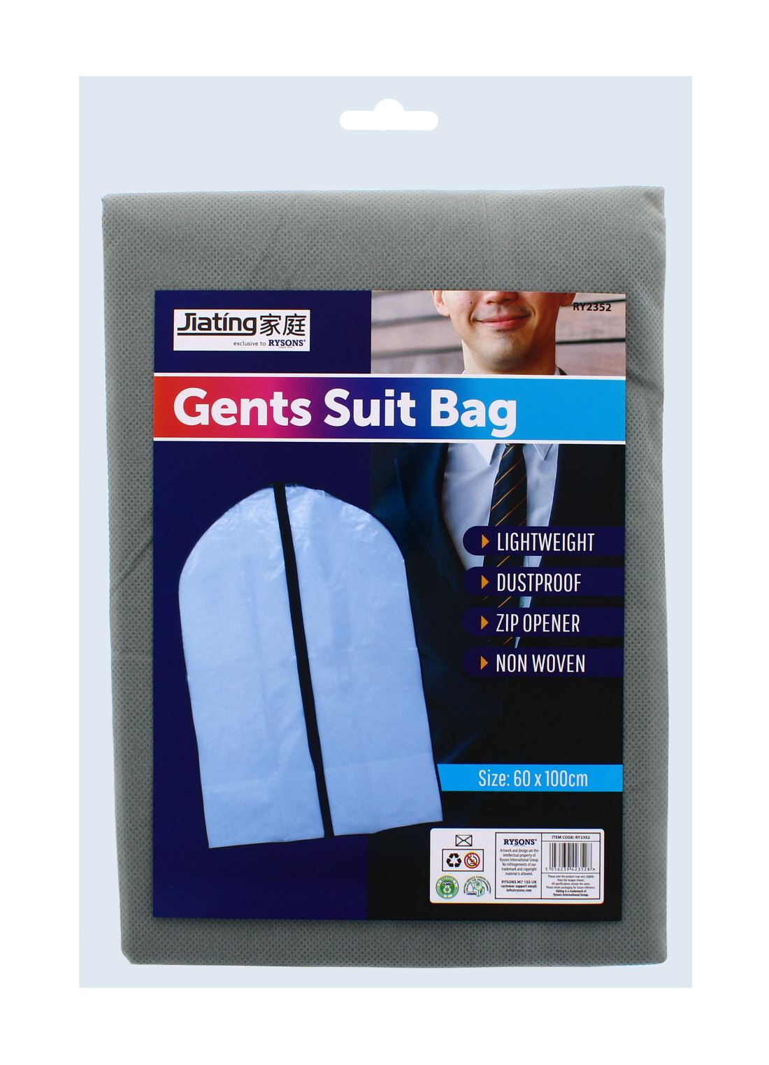 GENTS SUIT BAG 60X100