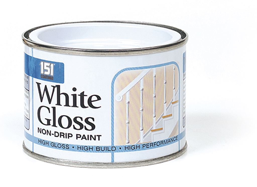 151 WHITE GLOSS NON-DRIP PAINT 180ML