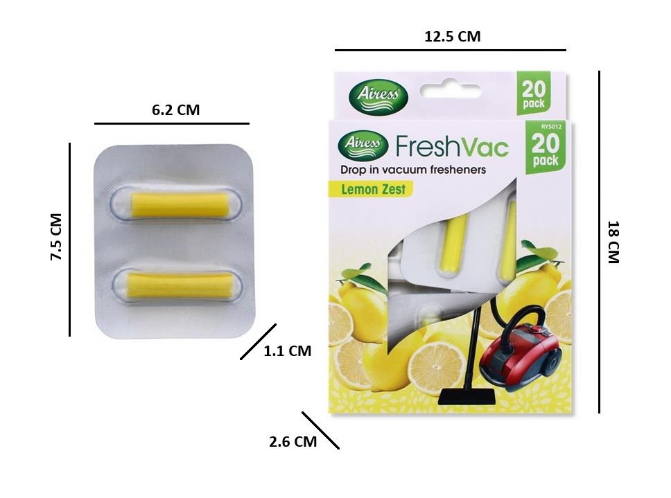 20PK ASSORTED VACUUM FRESHENERS