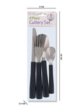 4PK CUTLERY SET STAINLESS STEEL