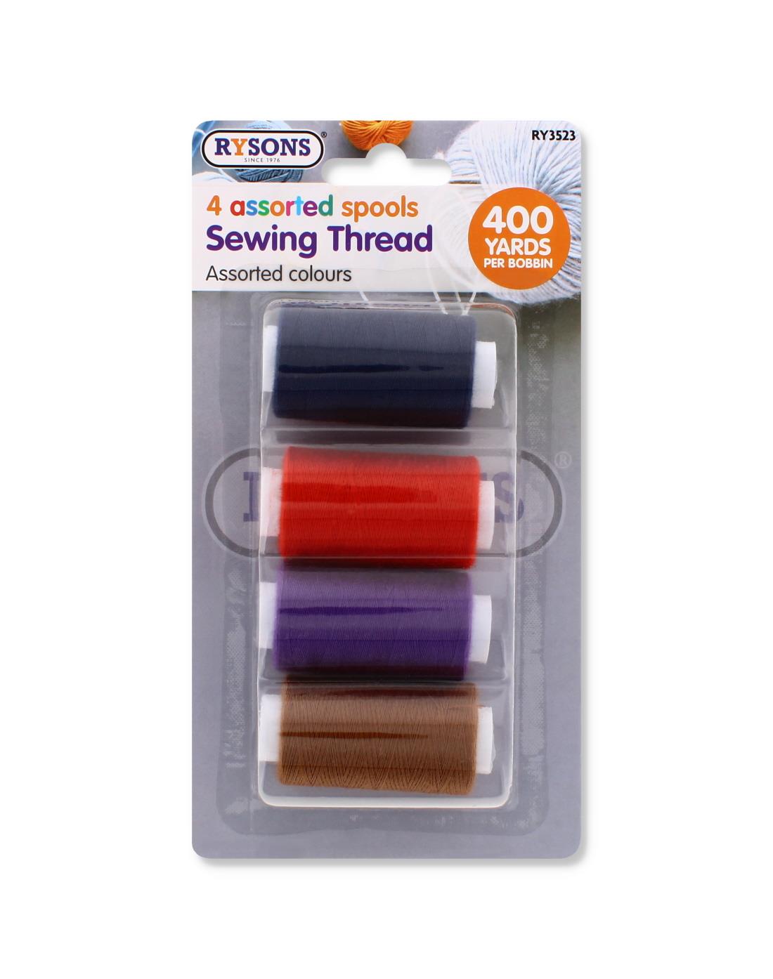 4PC ASSORTED SEWING THREAD