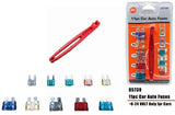 11PC CAR AUTO FUSES 6V24V W/ TOOL