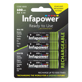 Infapower AA 600mAh (4) Ni-Mh Solar