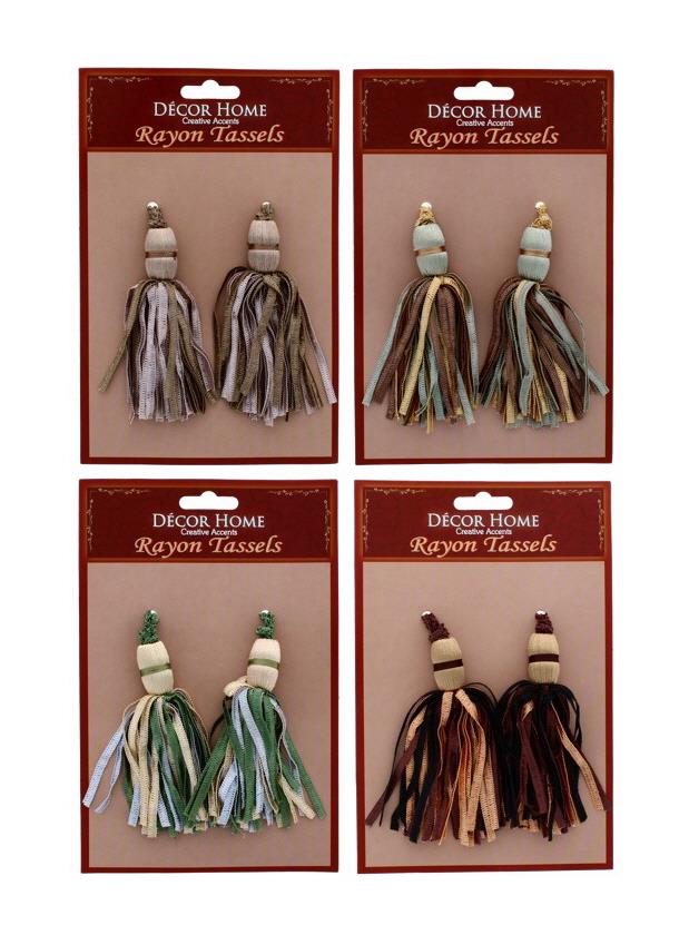 ASSORTED RAYON TASSELS