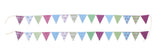 2PK MINI PENNANT FLAGS VINTAGE VARIETY