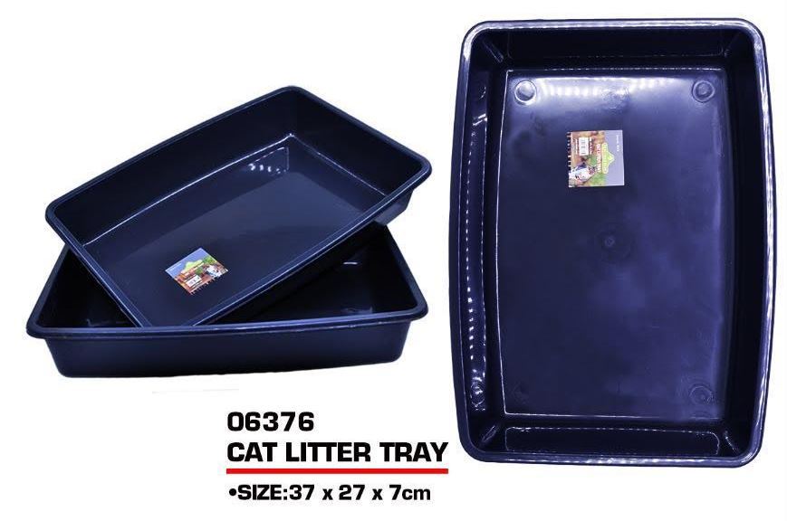 PET BUDDIES CAT LITTER TRAY 37CM X 27CM X 7CM