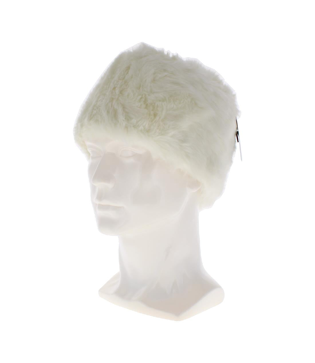 ASSORTED COLOUR FAUX FUR PILLAR HAT