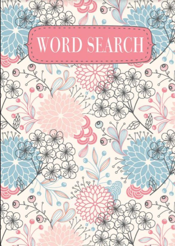 FLORAL WORD SEARCH BOOK- 8 X 13CM