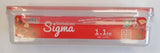 MAX HOUSE WARES 1.1L SIGMA RECTANGLE CLIP LOCK CONTAINER RED AND WHITE