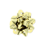 GOLD BRASS SHINE GIFT BOW 6.3CM