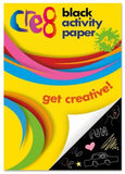 A4 BLACK ACTIVITY PAPER 60 SHEETS