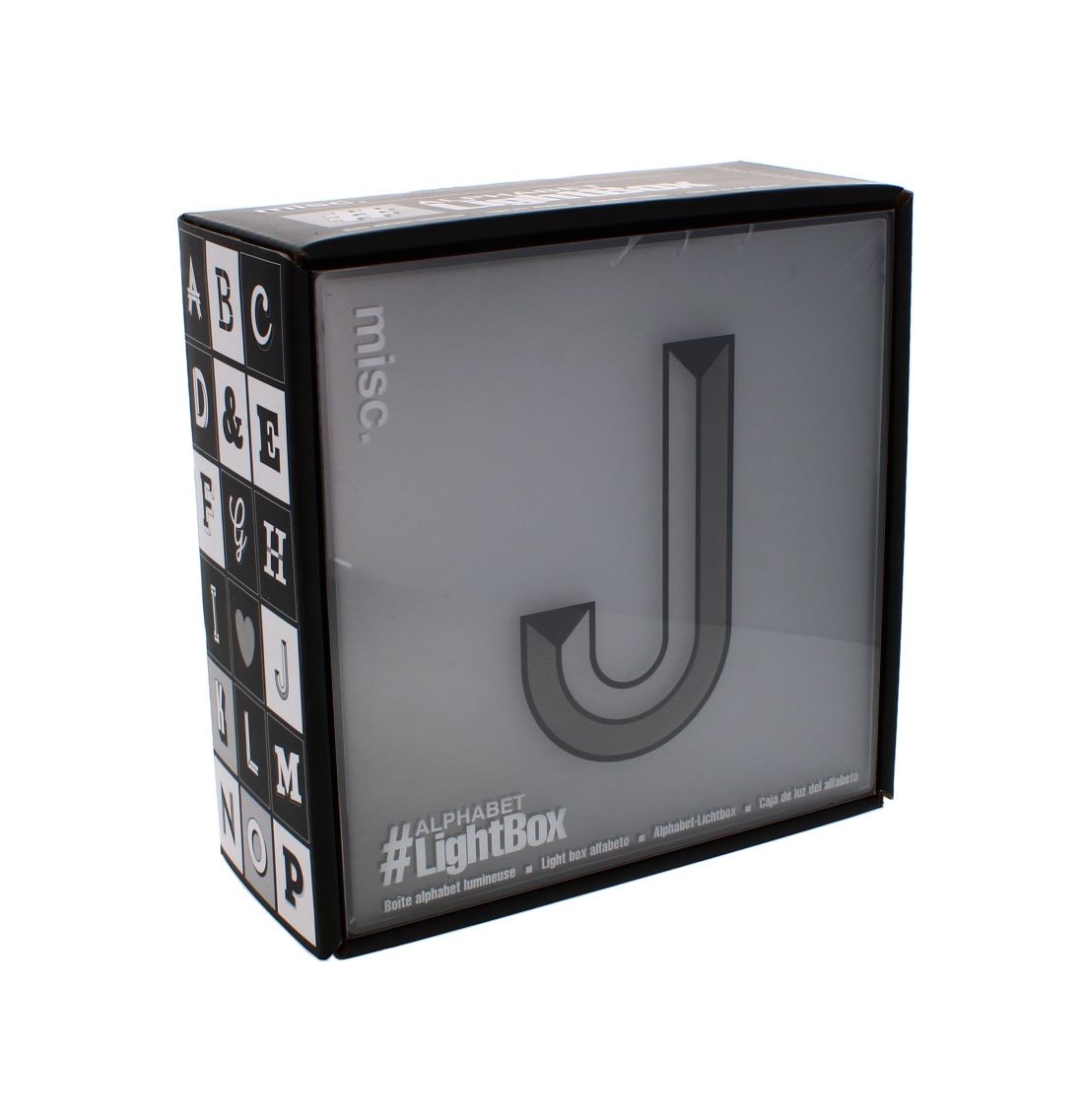 ALPHABET LIGHT UP BOX J