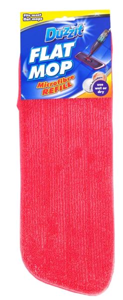 DUZZIT MICROFIBRE FLAT MOP HEAD