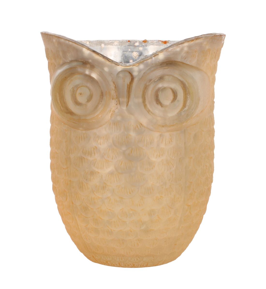 12CM OWL DESIGN GLASS JAR