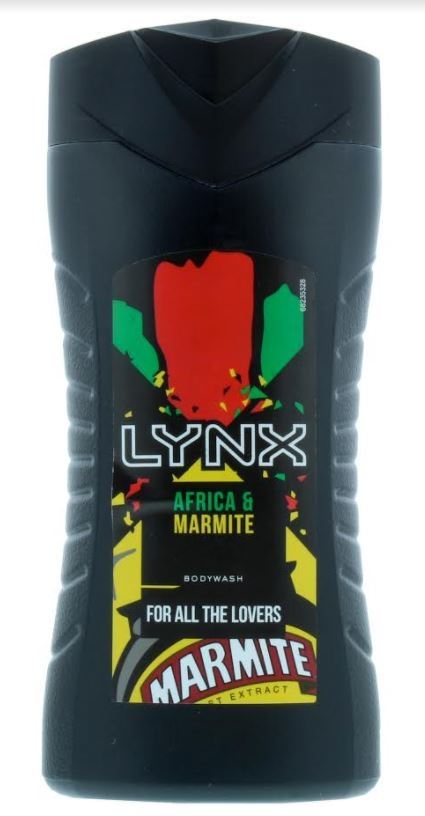LYNX BODY WASH AFRICA & MARMITE  250ML