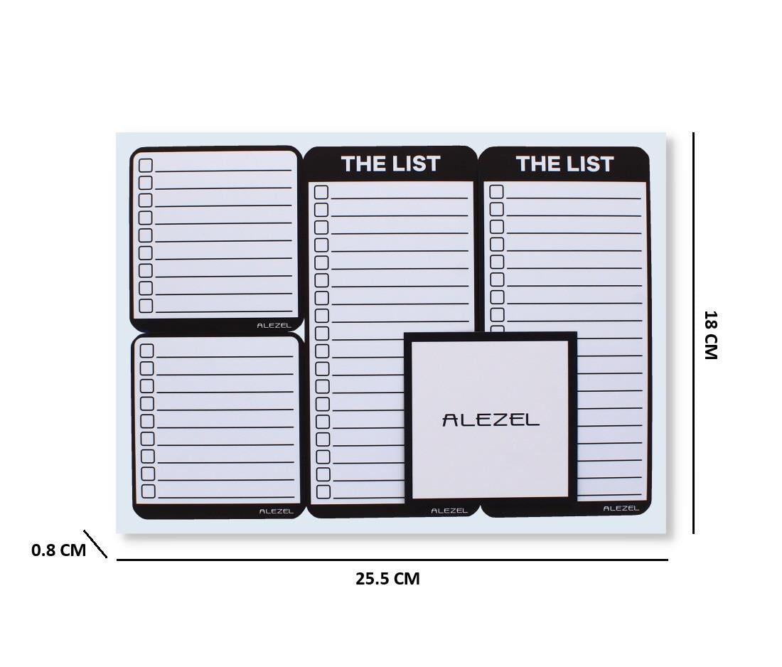 4PC MAGNETIC TO DO LIST