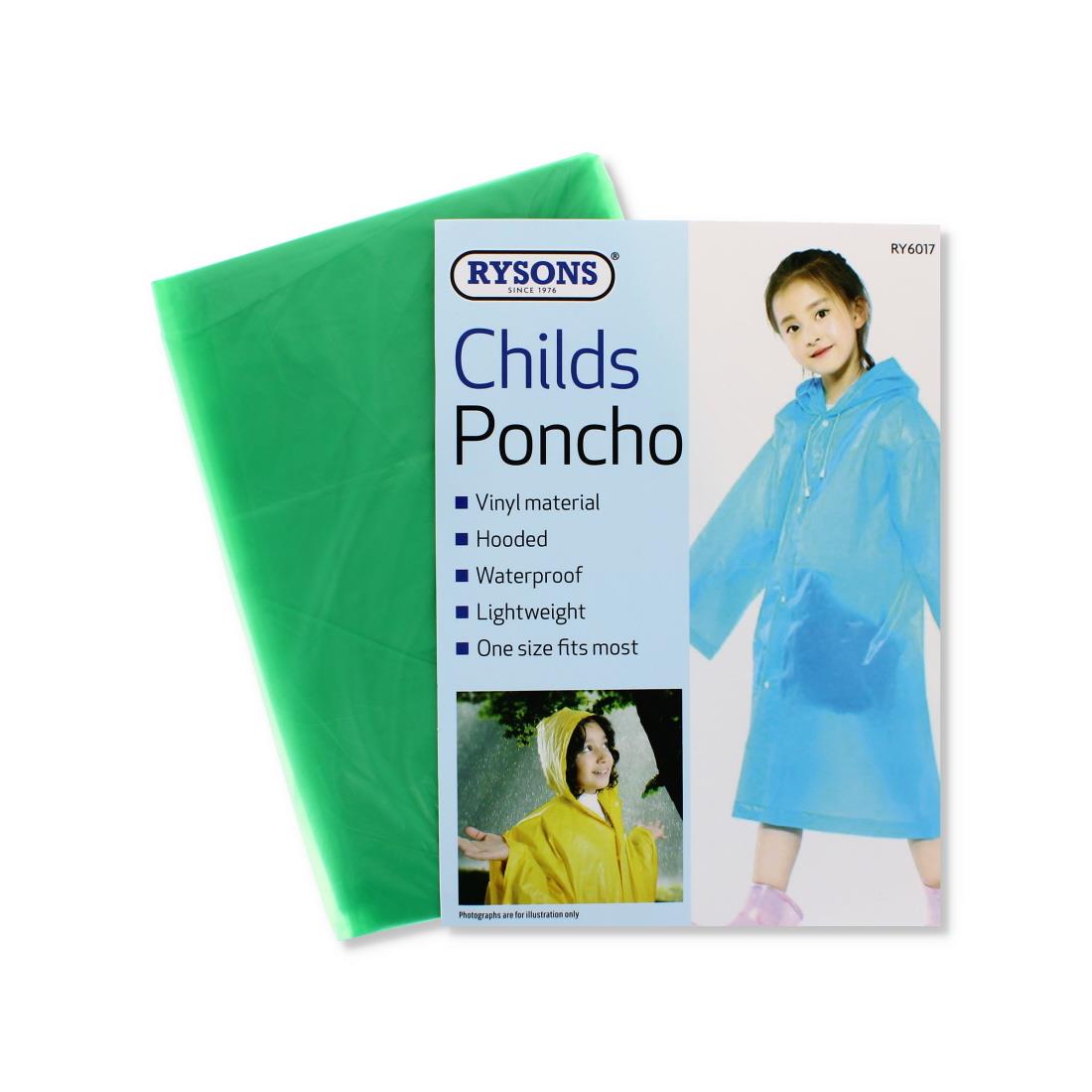 CHILD PONCHO
