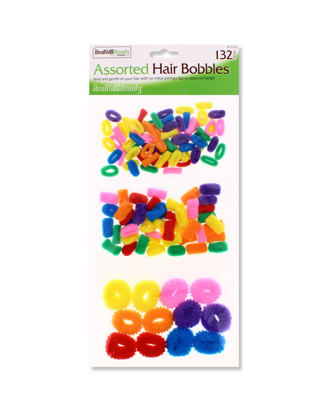 132 PCS HAIR BOBBLES