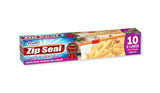 10PC JUMBO SLIDER STORAGE BAGS