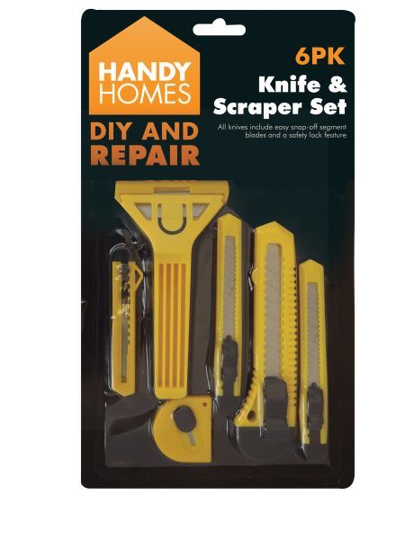 5PK KNIFE & SCRAPER SET