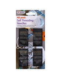 48 SELF THREADING NEEDLES