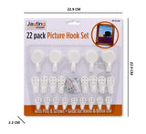 22PK PICTURE HOOK SET W/NAILS