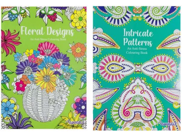 24 PAGES ANTI-STRESS COLOURING BOOK