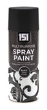 151 MULTIPURPOSE SPRAY PAINT BLACK GLOSS FINISH 400ML