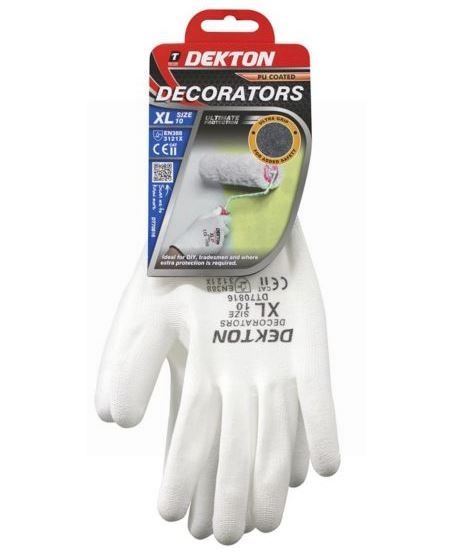 PU COATED DECORATORS GLOVES XL
