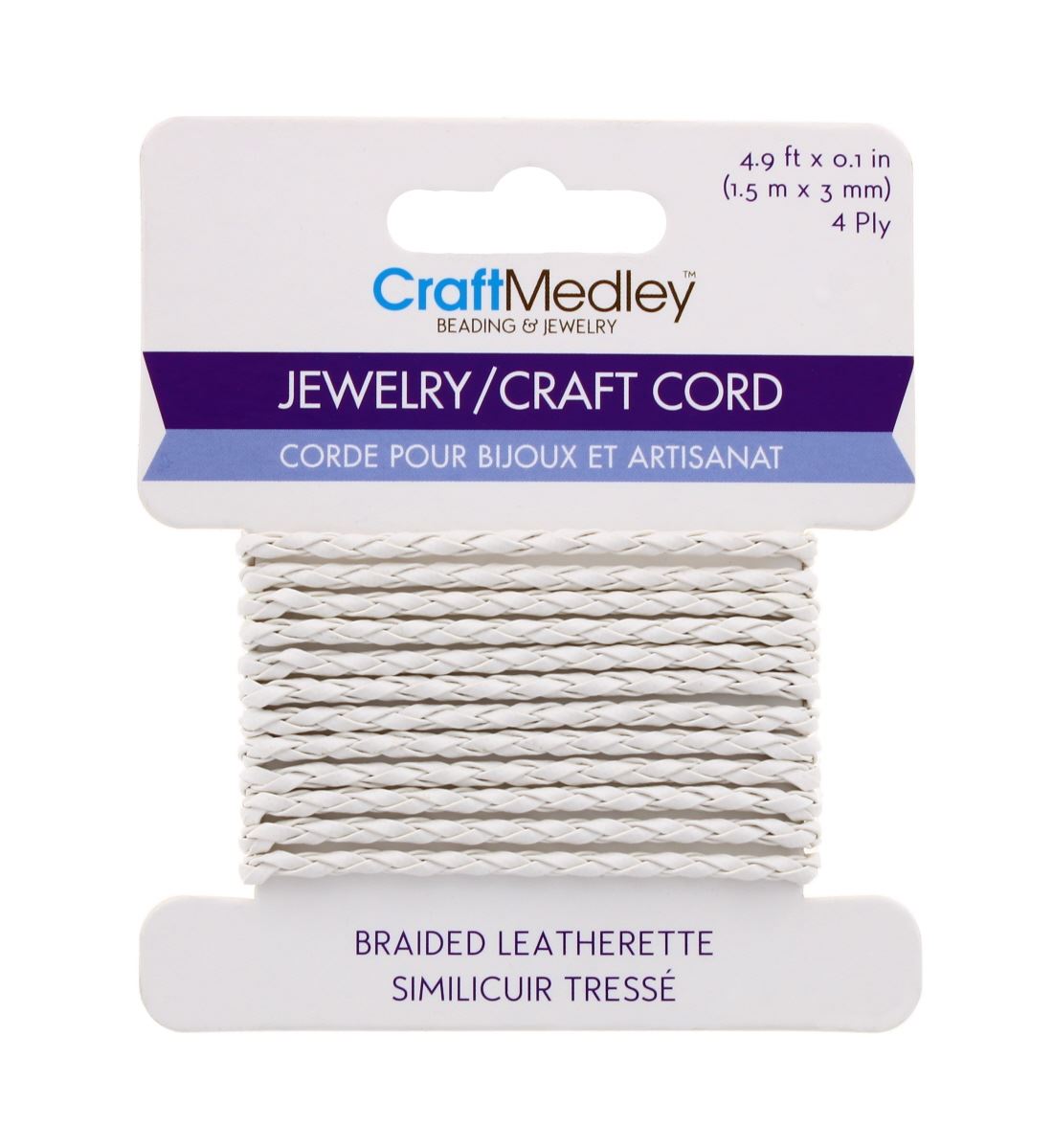 JEWELLERY / CRAFT CORD WHITE